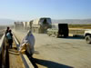 Convoy to Kabul outside of Taloqan